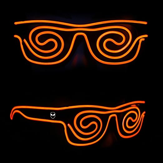Hookaba LED Spin Shade Party Glasses