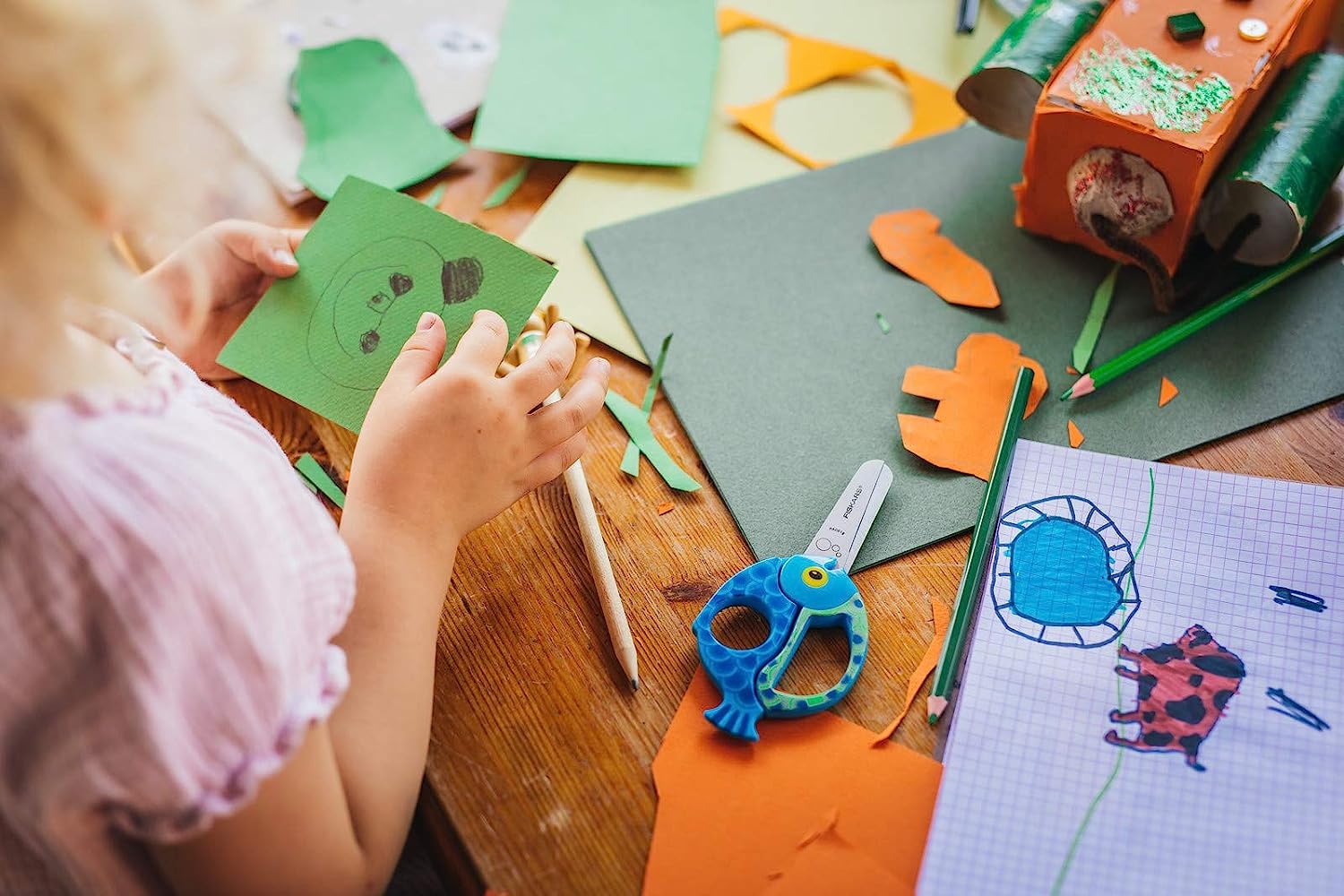 Fiskars Children's Animal Scissors with Fish Motif