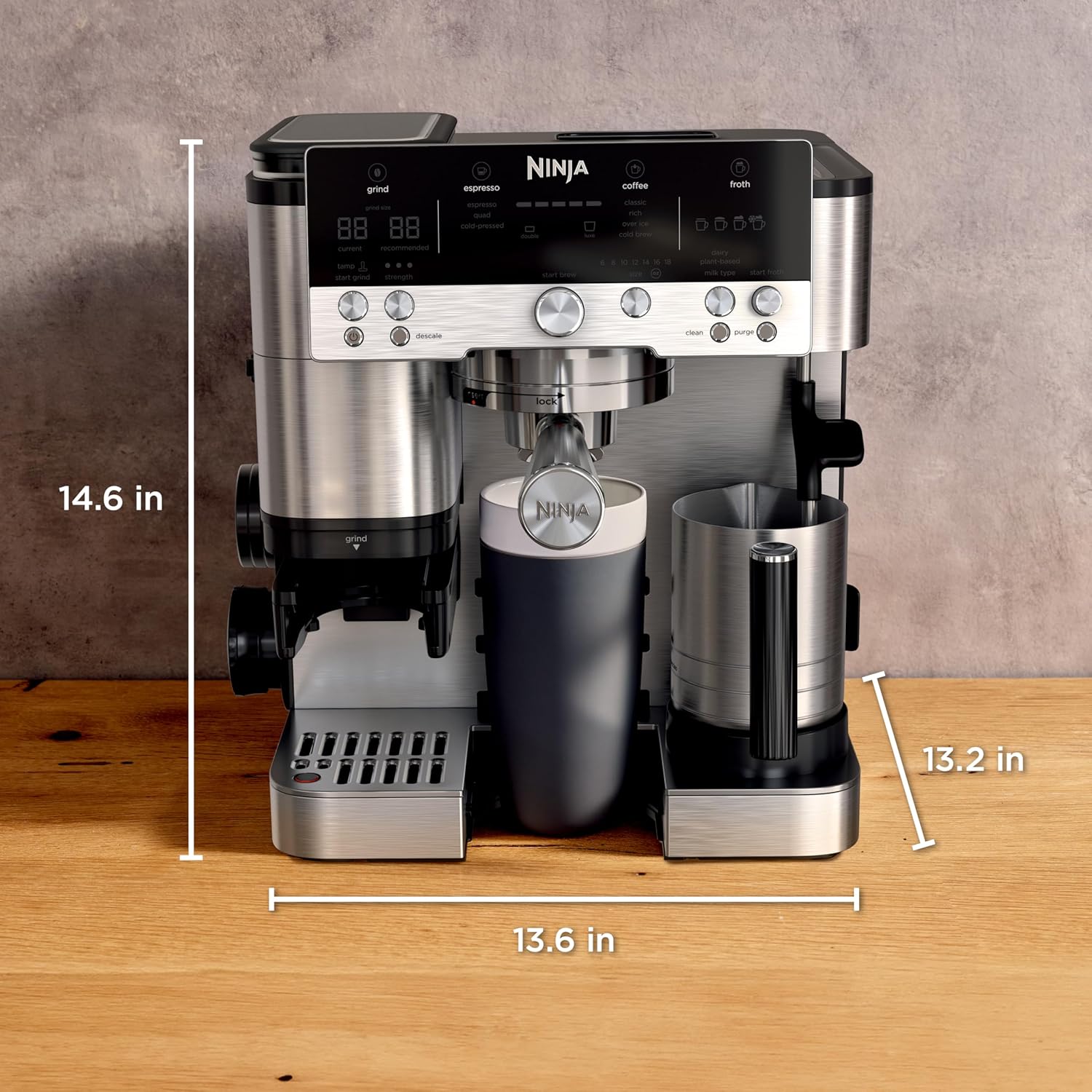 Ninja  Luxe Premier 3 in 1 Espresso Coffee Maker Machine - ES6601EU