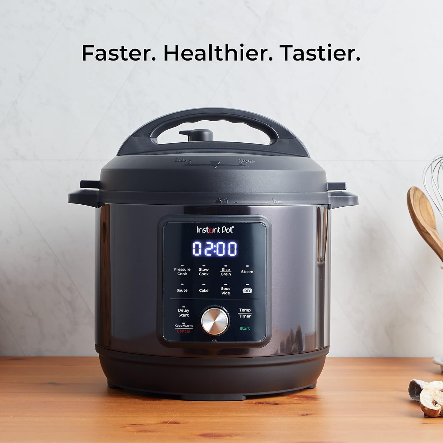 Instant Pot Essential 6QT (5.7L) l, SS304 Stainless Steel Inner Pot, 9-in-1 Electric Pressure Cooker