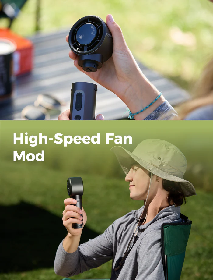 Aecooly Camper Kit Cooling Pack — Modular Portable Handheld Fan
