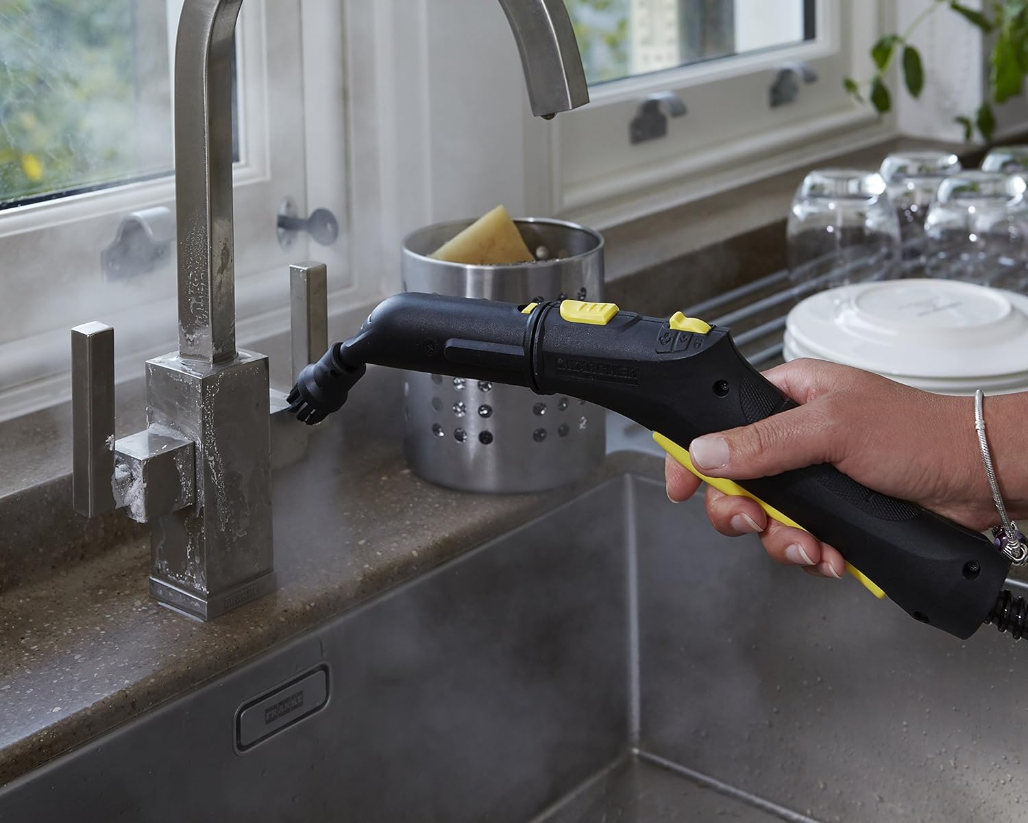 Karcher SC 2 easyfix steam cleaner for chemical free cleaning