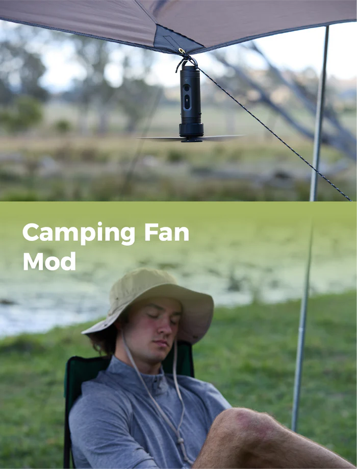 Aecooly Camper Kit Cooling Pack — Modular Portable Handheld Fan