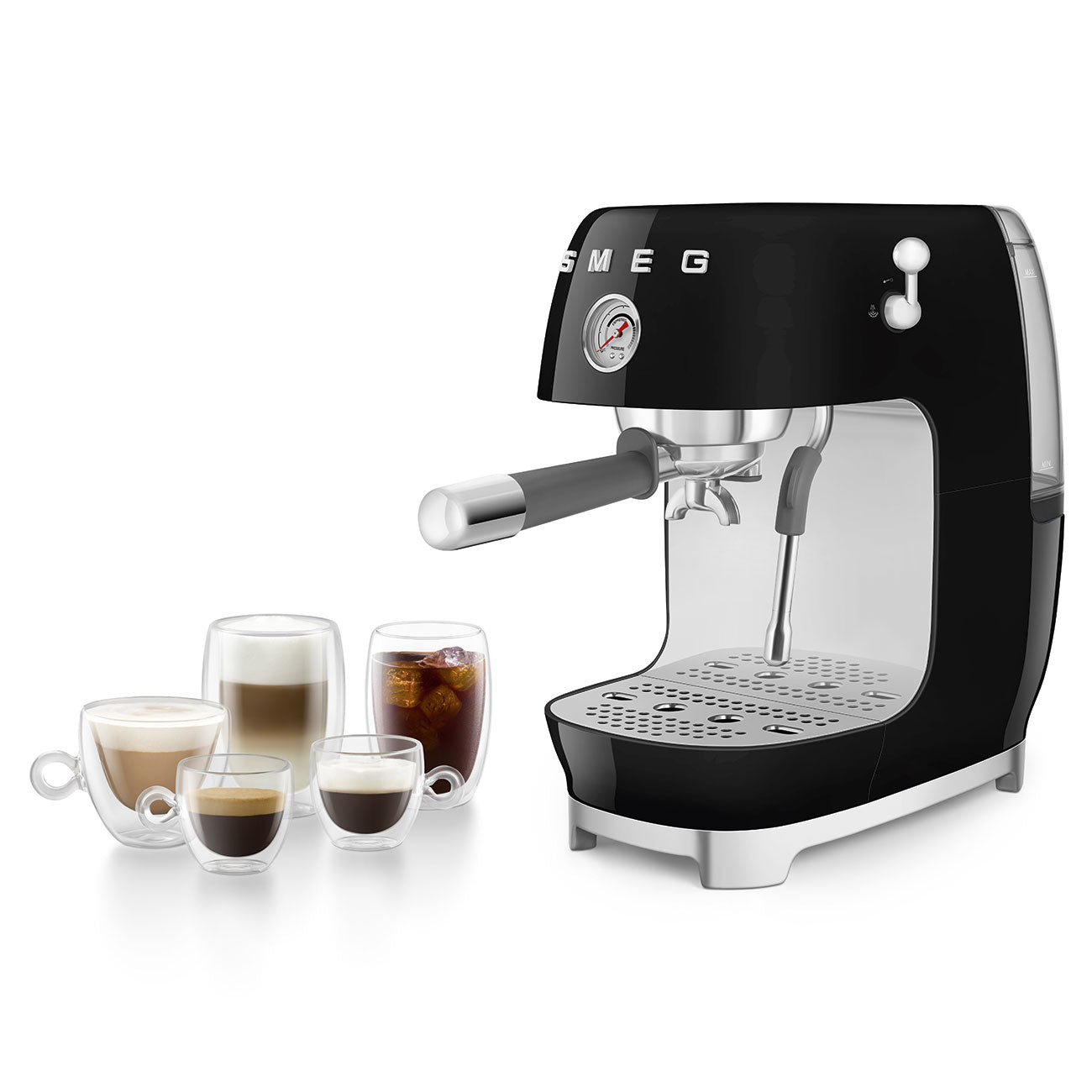 SMEG Manual espresso coffee machine with cold brew ECF03