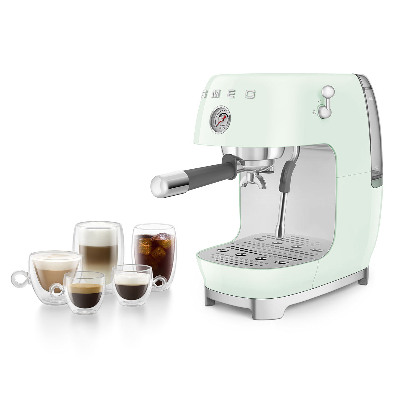 SMEG Manual espresso coffee machine with cold brew ECF03