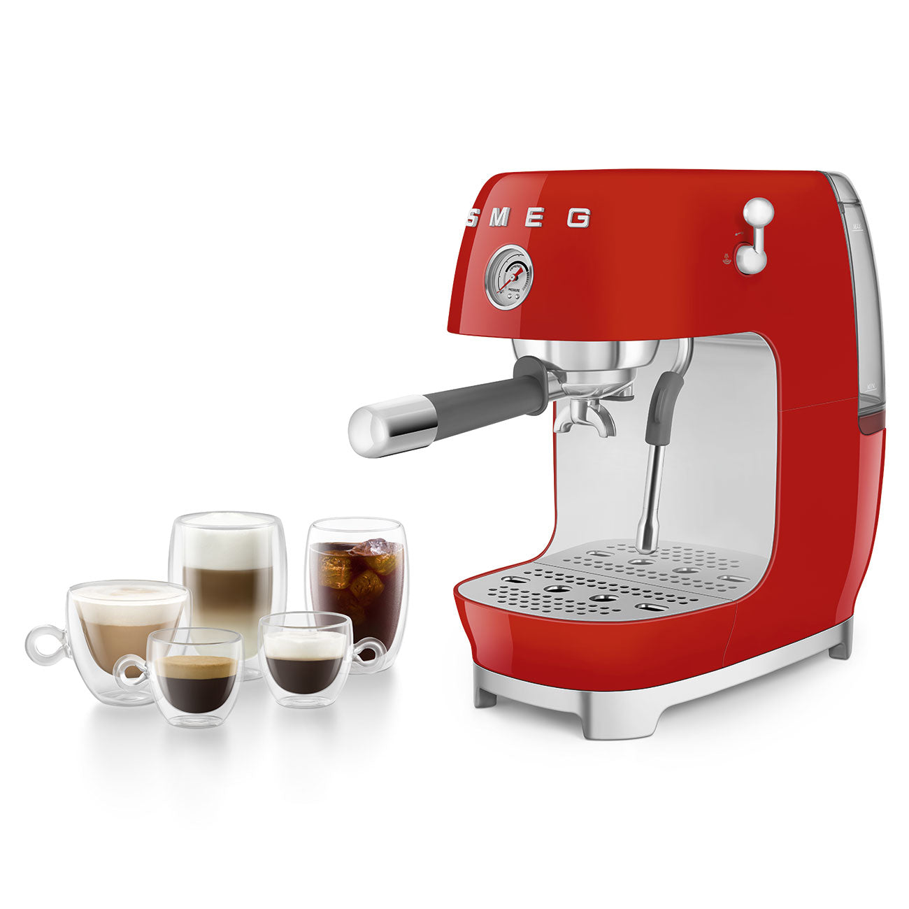 SMEG Manual espresso coffee machine with cold brew ECF03