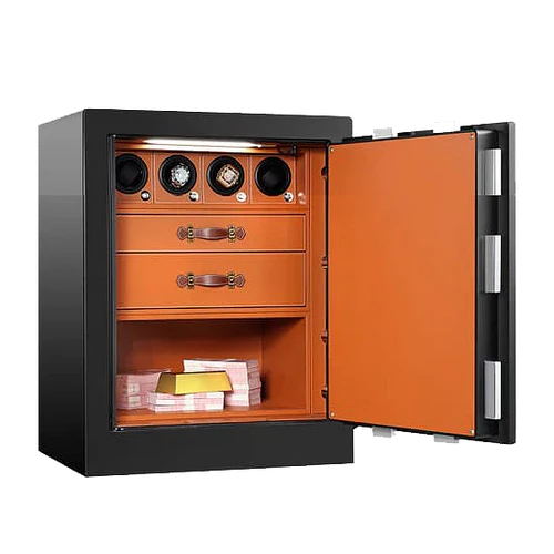 Elite XS - Safe Locker - Orange Leather
