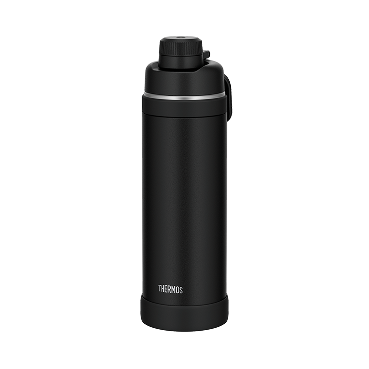 Thermos FJU-1000 1L sports bottle black front view