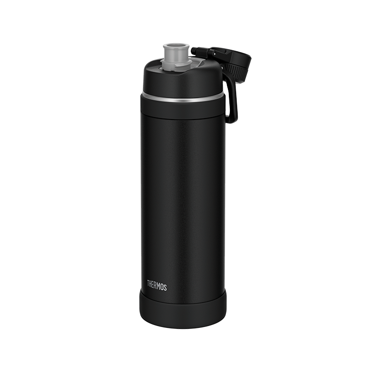 Thermos FJU-1000 sports bottle black with cap open