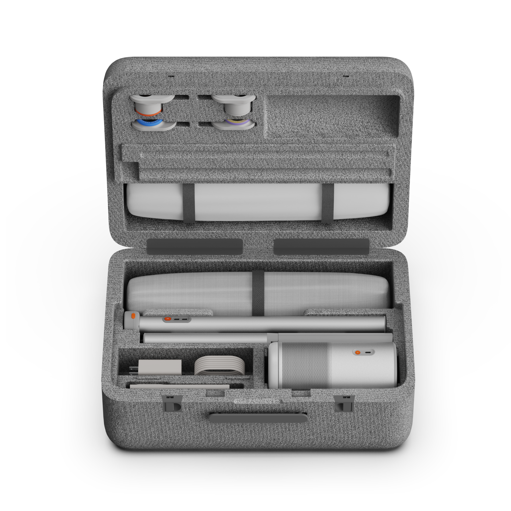 XGIMI Mogo 4 Outdoor Collection with projector, PowerBase stand and EPP carrying case