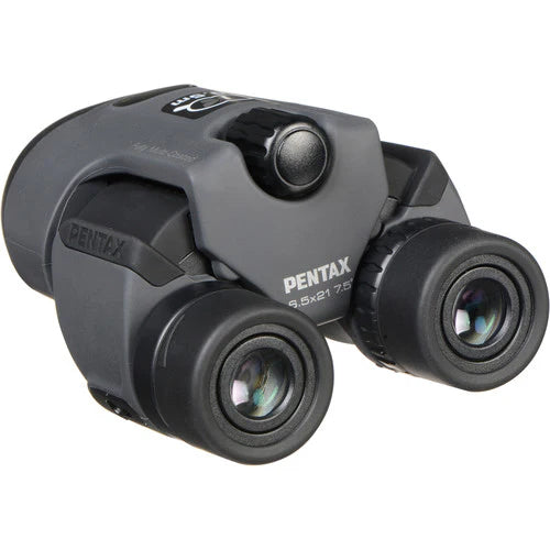 Pentax 6.5x21 binoculars featuring a compact and ergonomic design ideal for outdoor activities and birdwatching with high-quality optics for clear and sharp viewing