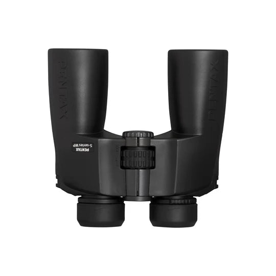 Pentax 5-series WP binoculars with rugged design and waterproof construction, ideal for outdoor activities and birdwatching.