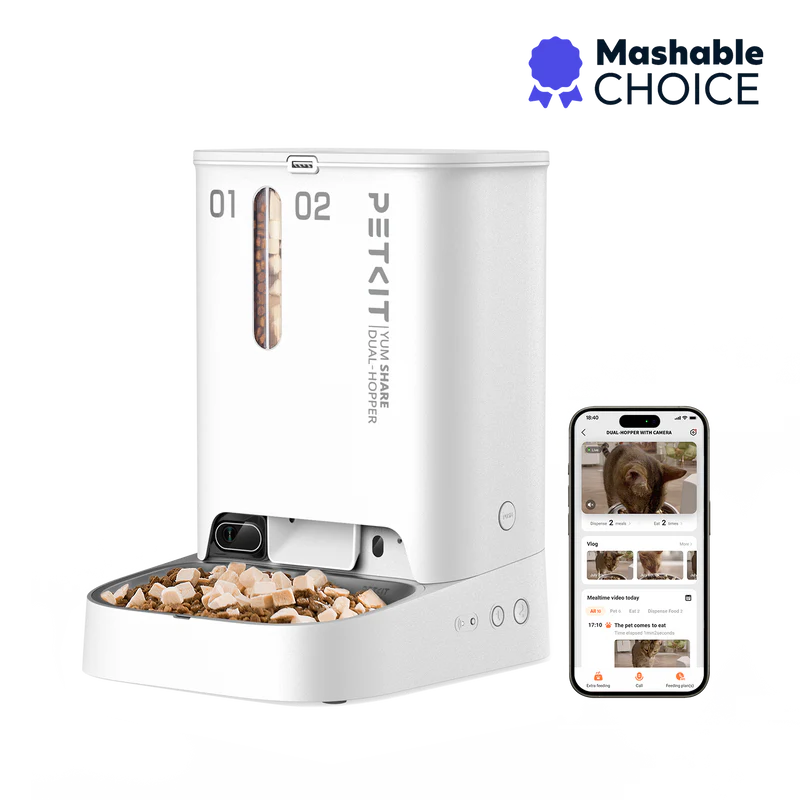 Petkit YumShare Dual-hopper Automatic Feeder with Camera