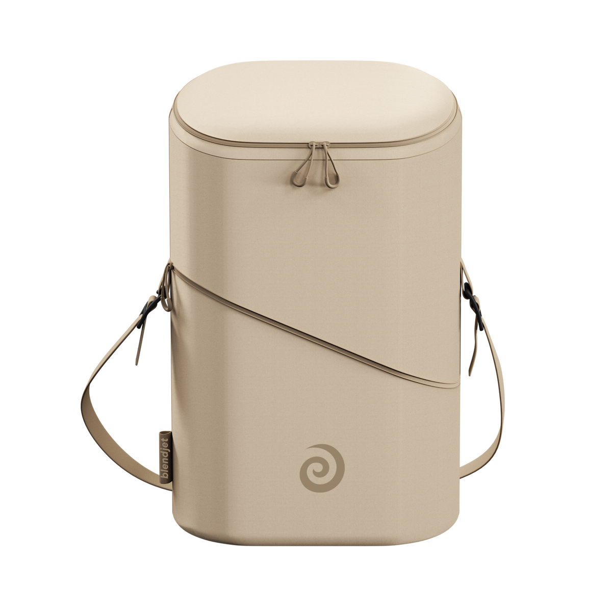 Blendjet Jetsetter Insulated Crossbody Bag in Sand, white background