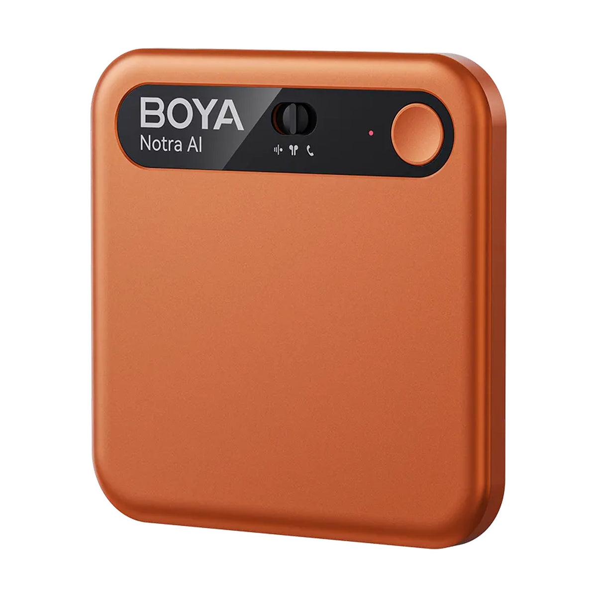 BOYA Notra AI voice recorder in Cosmic Orange