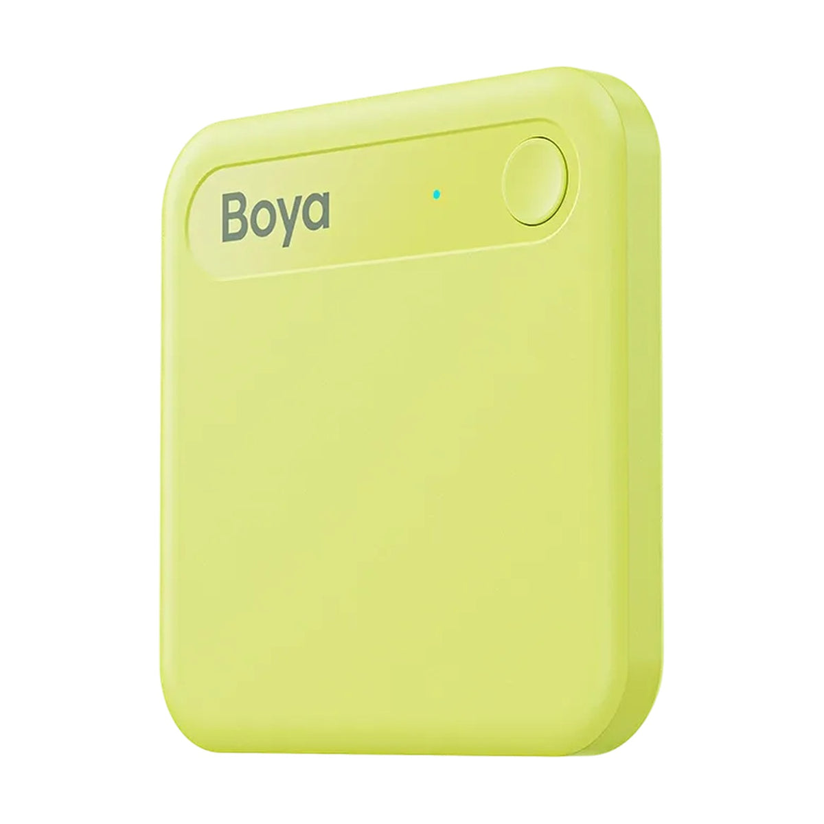 BOYA Notra Neo AI voice recorder in Neon Yellow