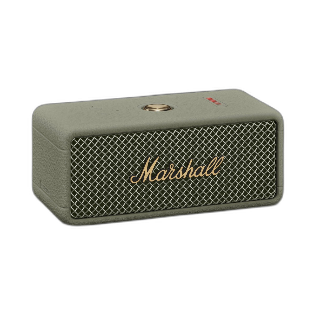 Marshall Emberton III portable Bluetooth speaker in Sage, angled front view on white background
