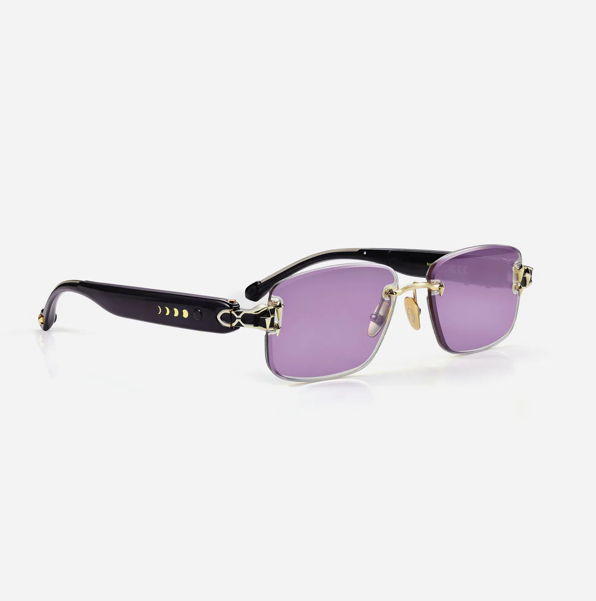 Chamelo Aura Rimless sunglasses with Prismatic™ Color- changing Lenses