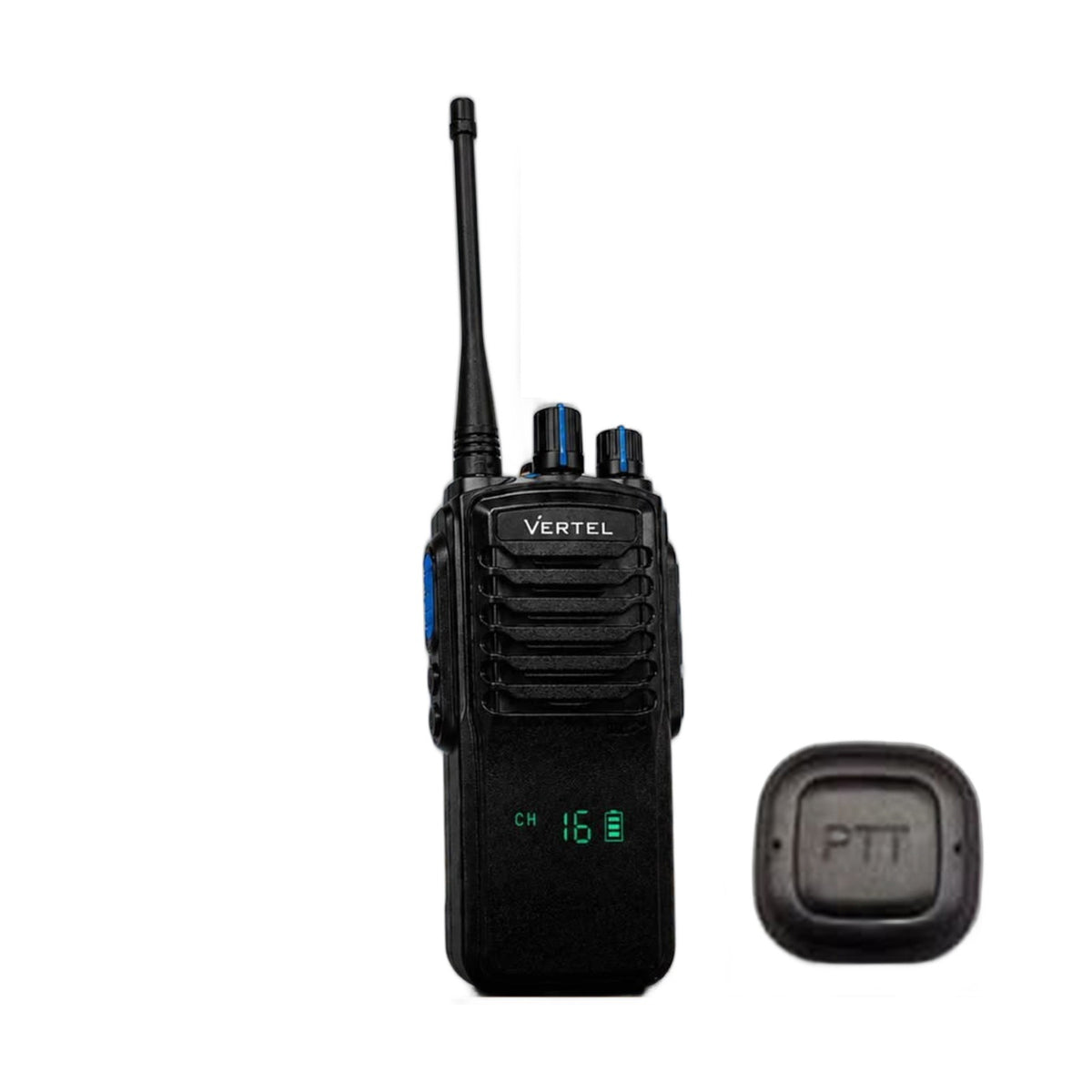 Vertel Ranger V9 Bluetooth walkie talkie with Bluetooth finger PTT button