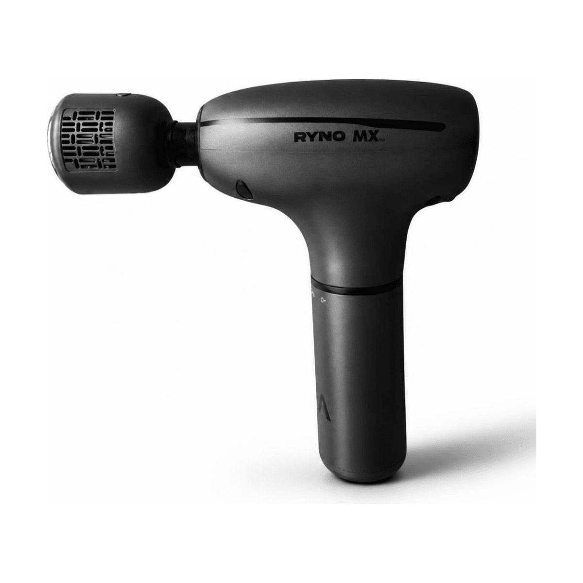 ARC Ryno MX hot and cold massage gun on white background