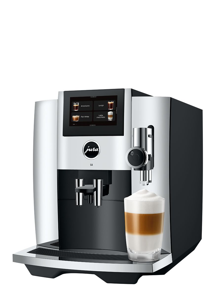 JURA S8 Chrome Luxury Premium Espresso Coffee Machine (INTB)