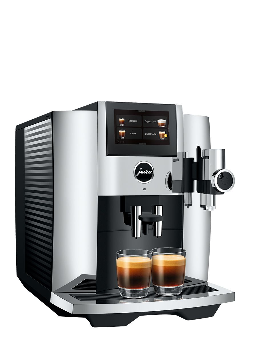 JURA S8 Chrome Luxury Premium Espresso Coffee Machine (INTB)