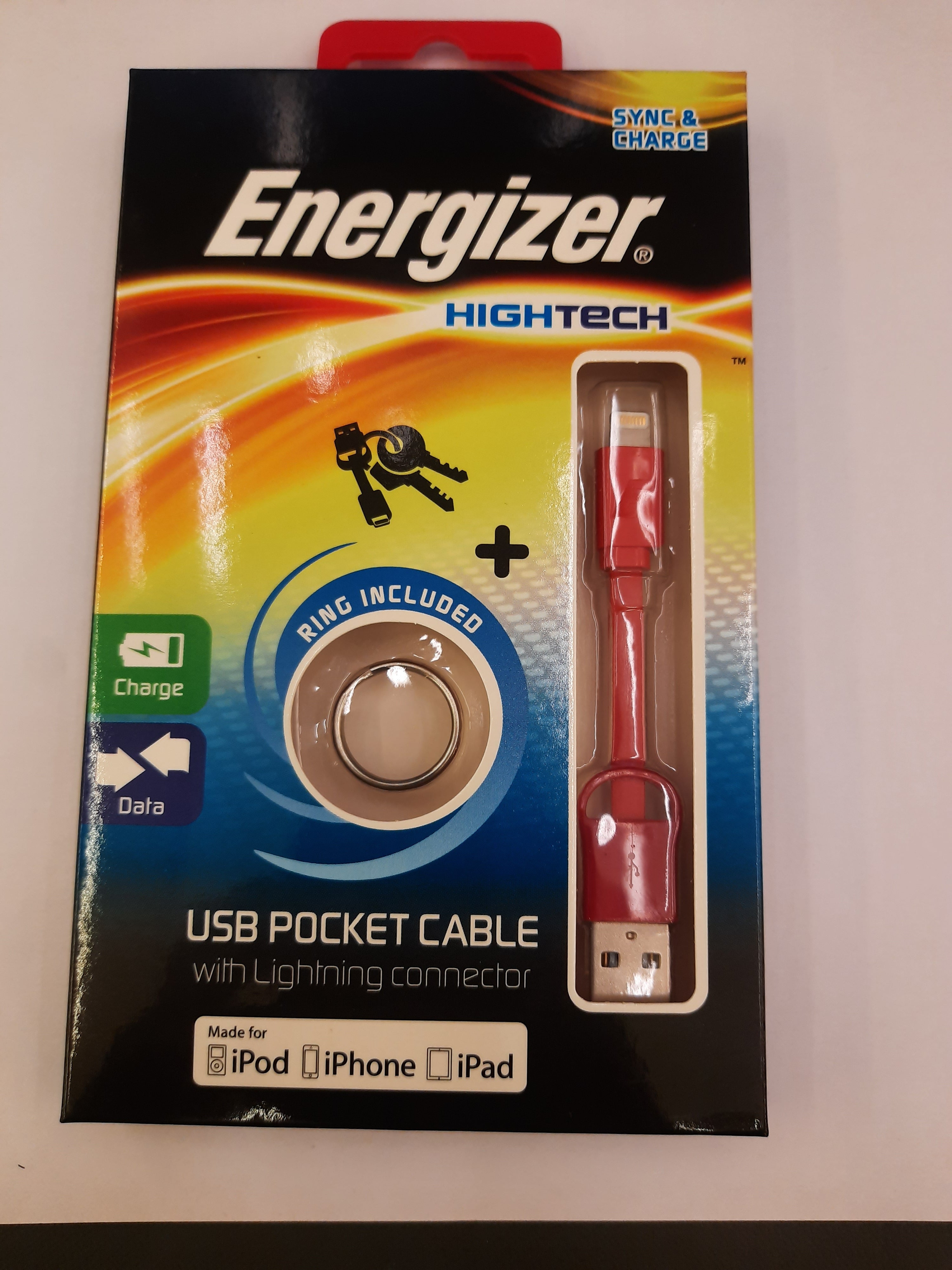 Energizer Lightining Pocket Cable 8cm