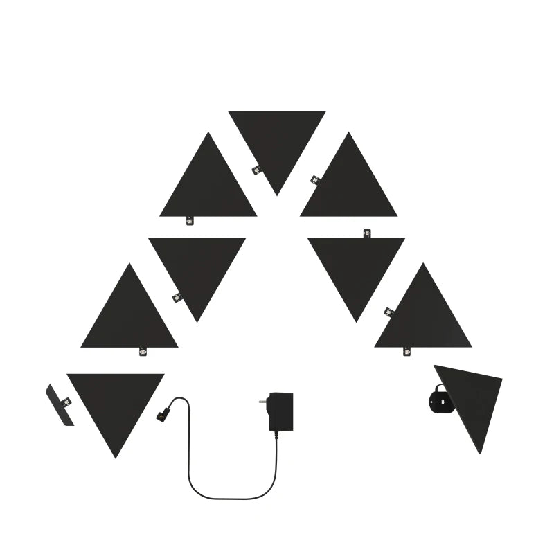 Nanoleaf Shapes Limited Edition Ultra Black Triangles Starter Kit