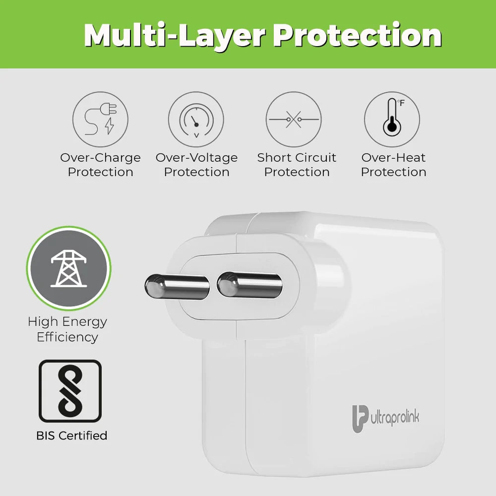 Ultraprolink Boost UFC 30W Travel Wall Charger