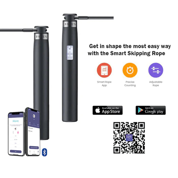 Fawes Smart App Skipping Rope with LCD Screen